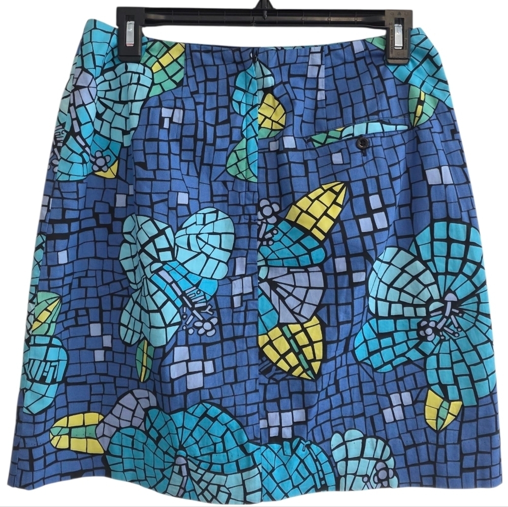Lilly Pulitzer Molokini Mosaic Lilly Hibiscus Floral Skirt Size 4 - Picture 2 of 5